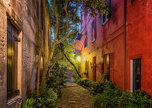 quaint Charleston alley