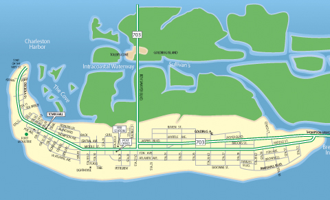 Sullivan's Island Real Estate Map